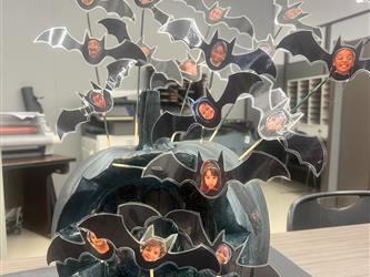 bats pumpkins